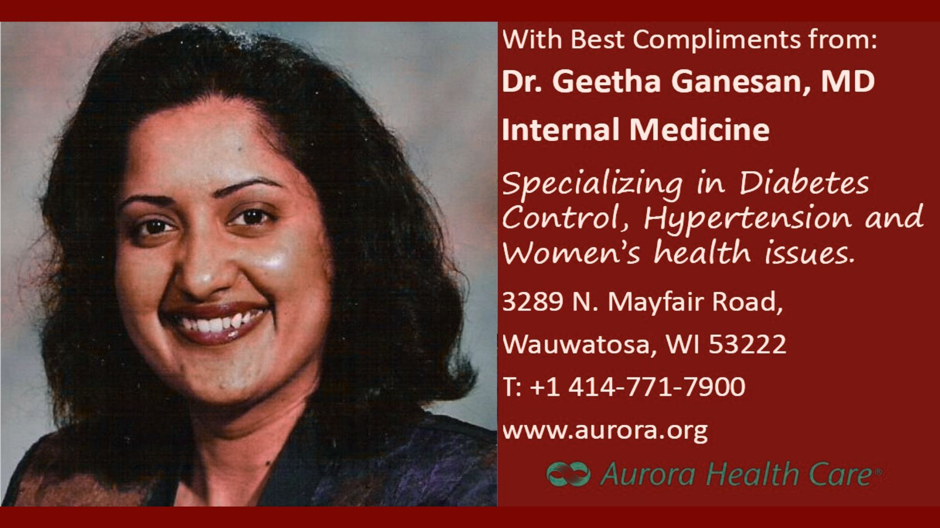Dr. Geetha Ganesan